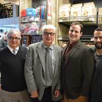 <p>Left to right: Family members John DeCicco Sr., Joe DeCicco Sr., John DeCicco Jr., Joe DeCicco Jr. and Chris DeCicco. The family members were at the opening of their new grocery store in Millwood.</p>