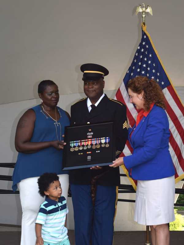 Combat Military Veteran From Danbury Honored With An Array Of Medals