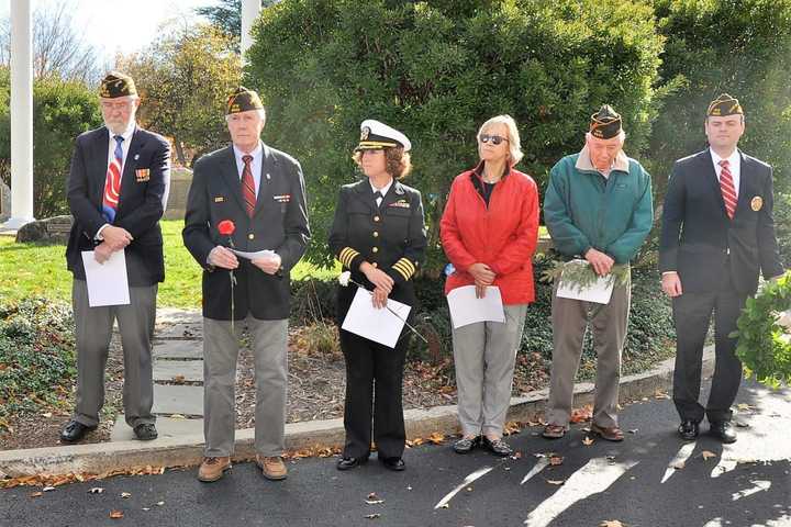 Darien Pays Tribute To Veterans At Town Hall Ceremony