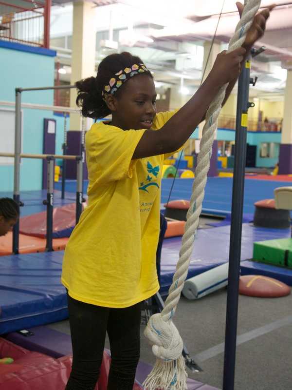 Girls Climb The Leadership Summit At Chelsea Piers In Stamford