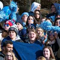 <p>Westlake fans cheer their team Saturday at Sleepy Hollow HS.</p>