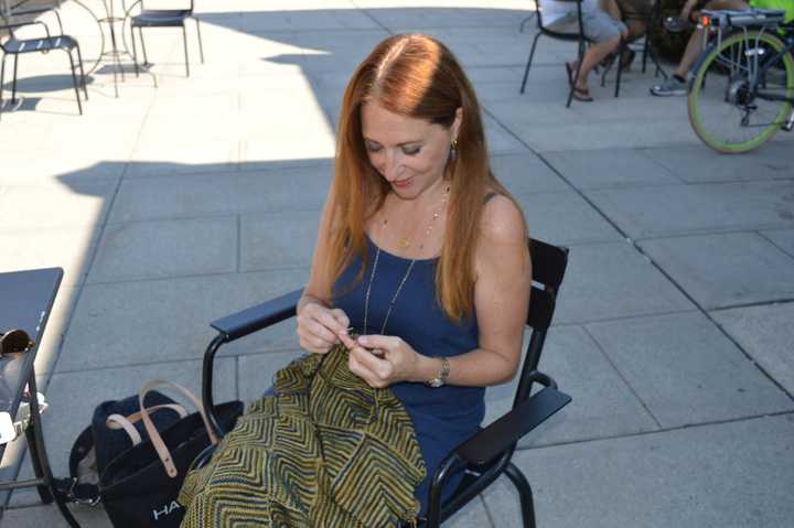 Allison Marcilla learned to knit when she was 23.