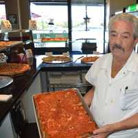 <p>Steve Bruno is known for his Sicilian pies</p>