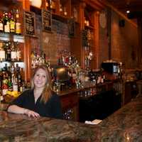 <p>The bar at McKinney &amp; Doyle Fine Food.</p>