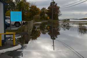 High Tide Hampers Access To Westport's Burying Hill Beach