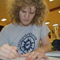 <p>Aidan McHugh, 15, is Rutherford Recreation&#x27;s resident cartoonist</p>