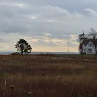 <p>The lighthouse at Stratford Point</p>