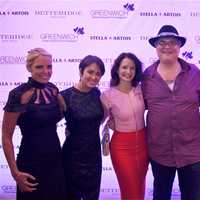 <p>Left to right: Ginger Stickel, Wendy Reyes, Kristin Davis, John Popper, Colleen deVeer, and Carina Crain. The three women (minus Davis) are GIFF&#x27;s Founders.</p>