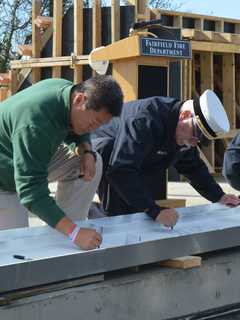 Fairfield 'Tops Off' New Regional Fire Training School