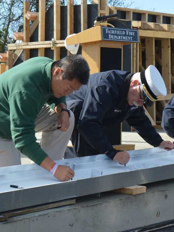 Fairfield 'Tops Off' New Regional Fire Training School