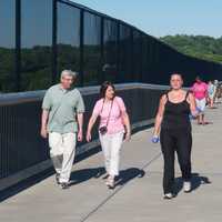 <p>Visitors can run, walk or roll on the Walkway.</p>