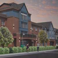 <p>A rendering of how the 110-unit apartment complex at the Waldwick train station will ultimately look.</p>