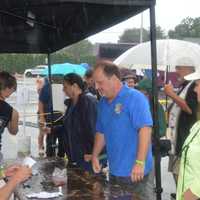 <p>The rain didn&#x27;t stop hundreds from attending.</p>