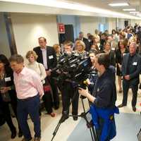 <p>A big crowd was on hand Friday as Northern Westchester Hospital unveiled its new surgical suite.</p>