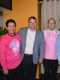 Stratford Mayor Puts On The Pink At Happy Hour To Help Fight Cancer