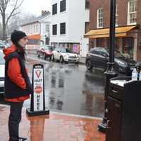 <p>Valet parking is now available outside Bedford Square in downtown Westport.</p>