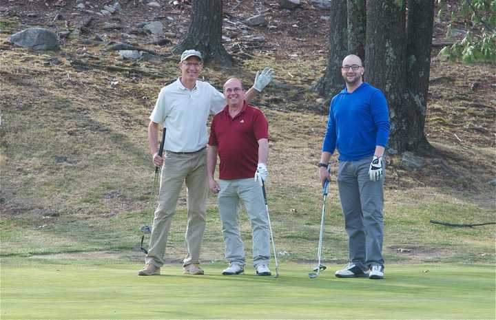 Area residents hit the links at Norwalk&#x27;s Oak Hill Golf Course to enjoy the spring weather.