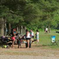 <p>Indian Well State Park in Shelton is one of 22 in Connecticut where alcohol is banned.</p>