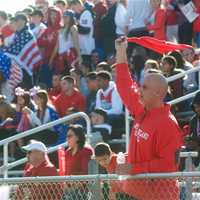 <p>No. 9 Clarkstown North locked horns with No. 8 North Rockland Saturday in a Class AA playoff qualifying game.</p>