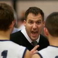 <p>Bobcats coach Ted Ripa barks instructions to his players. </p>