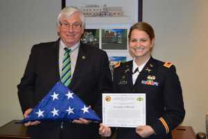Soldier Returns From Afghanistan Armed With Gift For Mahwah