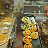 <p>Some of the restaurant&#x27;s popular pepperoni rolls and spinach rolls.</p>