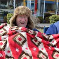 <p>Diehard parade-goers did anything they could to keep warm during the 36th Annual St. Patrick’s Day Parade.</p>