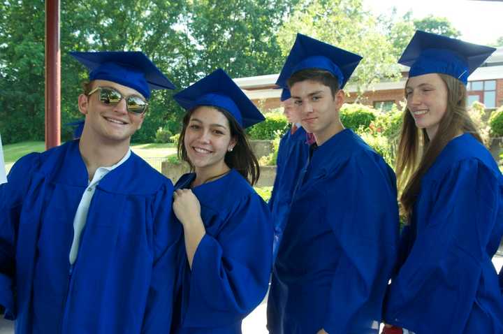 Horace Greeley High School celebrated the Class of 2016 Sunday afternoon with a commencement ceremony under a huge tent at the school&#x27;s Chappaqua campus.