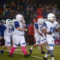 <p>Hendrick Hudson and Brewster squared off Friday night in the Class A playoff quarterfinals at Brewster.</p>