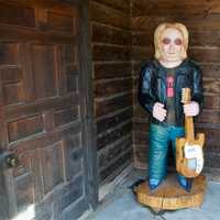 <p>This carving of Daryl Hall sits outside Daryl&#x27;s House Club in Pawling.</p>