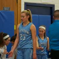 <p>Suffern senior center Liz Trojan had a strong game with nine points and 10 rebounds. </p>