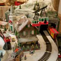 <p>One of the winter landscapes at the Great Holiday Train Exhibit.</p>