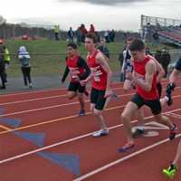 <p>Start of the boys 800 at Wednesday&#x27;s meet.</p>