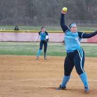 <p>Ursuline pitcher Val Cucci took the loss Wednesday at North Rockland.</p>