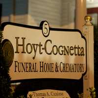 <p>A service is held Thursday evening for state Rep. Terry Backer at Hoyt-Cognetta Funeral Home &amp; Crematory in Norwalk.</p>