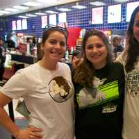 <p>Three friends wear their &#x27;Star Wars&#x27; shirts to the movie.</p>