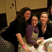 <p>Women gather to make Challah Thursday evening in Greenwich.</p>