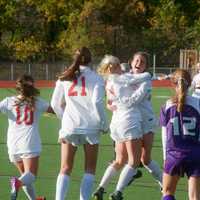 <p>Top-seeded Somers scored twice in the final 15 minutes to defeat fifth-seeded John Jay 4-2 and put the Tuskers in their third straight sectional championship game.</p>