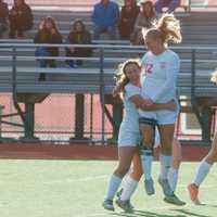 <p>Top-seeded Somers scored twice in the final 15 minutes to defeat fifth-seeded John Jay 4-2 and put the Tuskers in their third straight sectional championship game.</p>