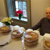 <p>Some of the pies ready for Friday&#x27;s lunch.</p>