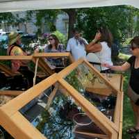 <p>Norwalk holds its fourth annual Art Festival over the weekend at Mathews Park, with nice crowds strolling the grounds to view art in a series of tents surrounding the Lockwood-Mathews Mansion.</p>