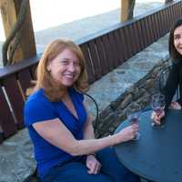 <p>Wine lovers enjoy a taste at Jones Family Farms Winery.</p>