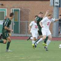 <p>Somers defeated Vestal, 3-0, Wednesday in a Class A regional soccer game at Lakeland High School.</p>