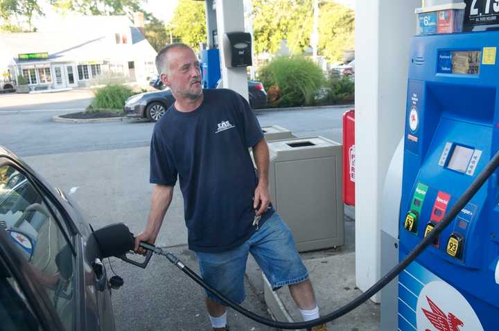 Gas prices are down in Connecticut as national average increases.