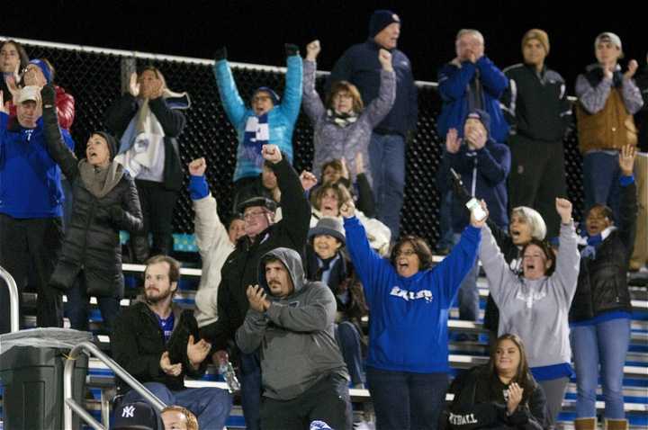 Woodlands and Dobbs Ferry battled in the Class C championship game Friday at Mahopac High School, with Dobbs hanging on to win its second straight title.