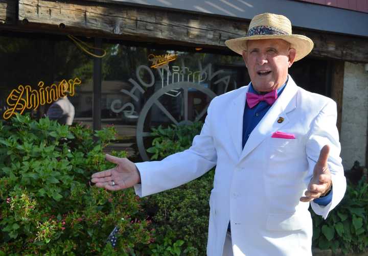 Harry Shortway, Jr., Midland Park mayor and Bergen County undersheriff, outside Shortway&#x27;s Barn in Hawthorne, the family business since 1933.