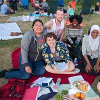 <p>Big crowds packed the Poughkeepsie waterfront Saturday night for the city&#x27;s Independence Day celebration.</p>