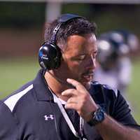 <p>Yorktown Head Coach Mike Rescigno and the Cornhuskers had the lead for three quarters Friday night at Rye.</p>