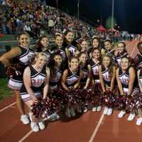 <p>The Rye cheerleaders had plenty to celebrate Friday night. </p>