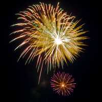 <p>East Fishkill residents celebrated the Fourth of July with a fireworks display Sunday night at the East Fishkill Rec.</p>